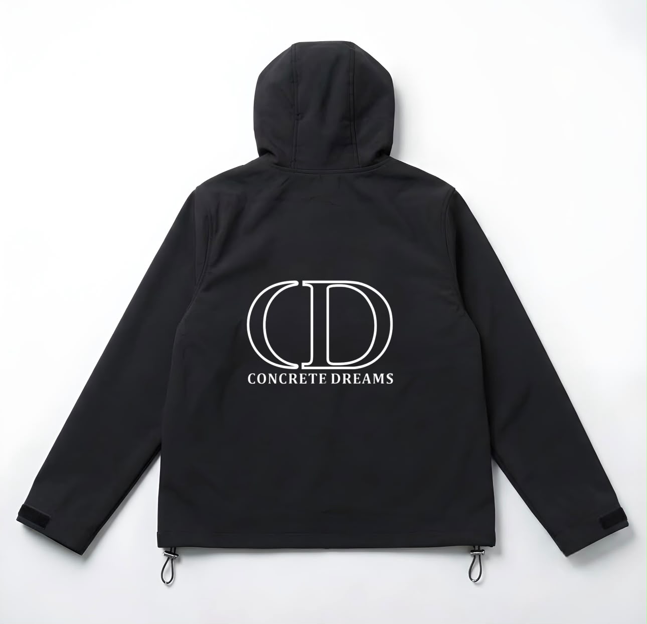 Sentinel Two Piece Set in Black, Jacket back